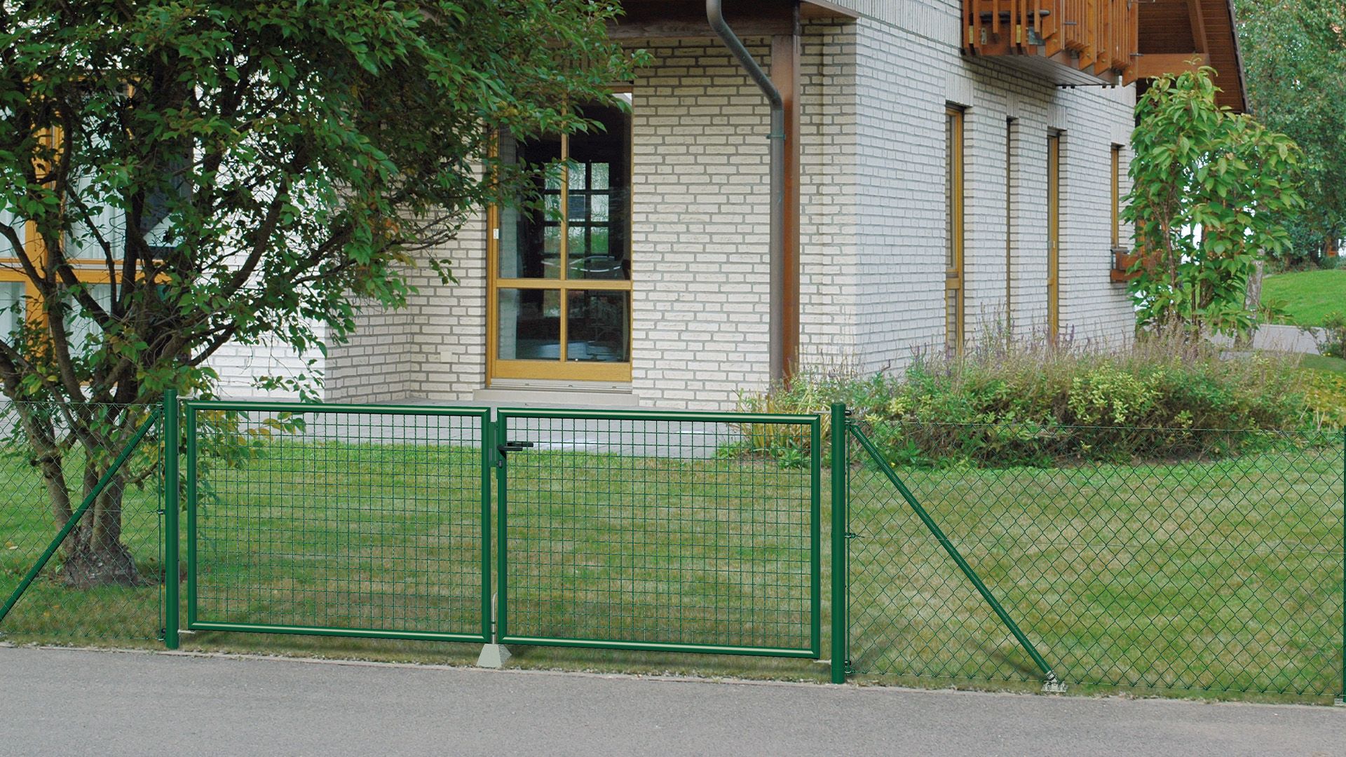 Wellengitter-Doppeltor